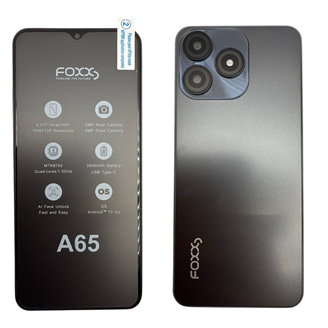 Foxx A65 Android Smartphone Unlocked 4G LTE Dual Camera 6.5in 32GB ATT TMobile