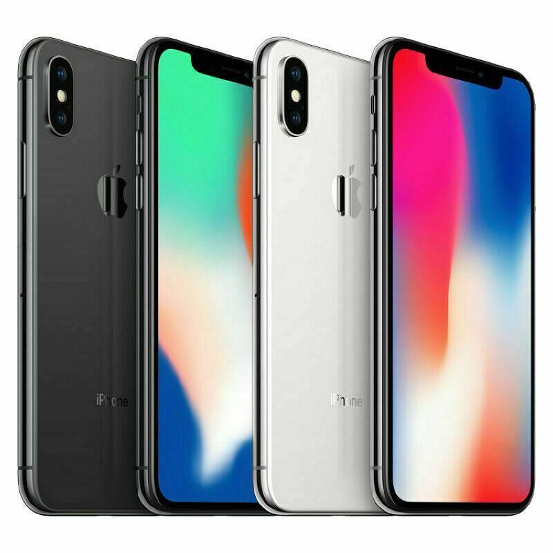 Apple iPhone X 256GB A1865 Unlocked iPhone X Excellent Refurbished 1 Year Warran