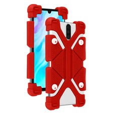 Universal shock-resistant bumper case for 4.7″– 5.3″ Smartphones, with kickstand