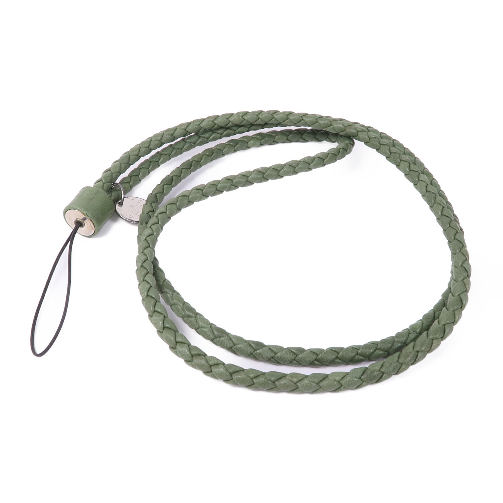 BOTTEGA VENETA BV SHW Phone Strap Leather Green