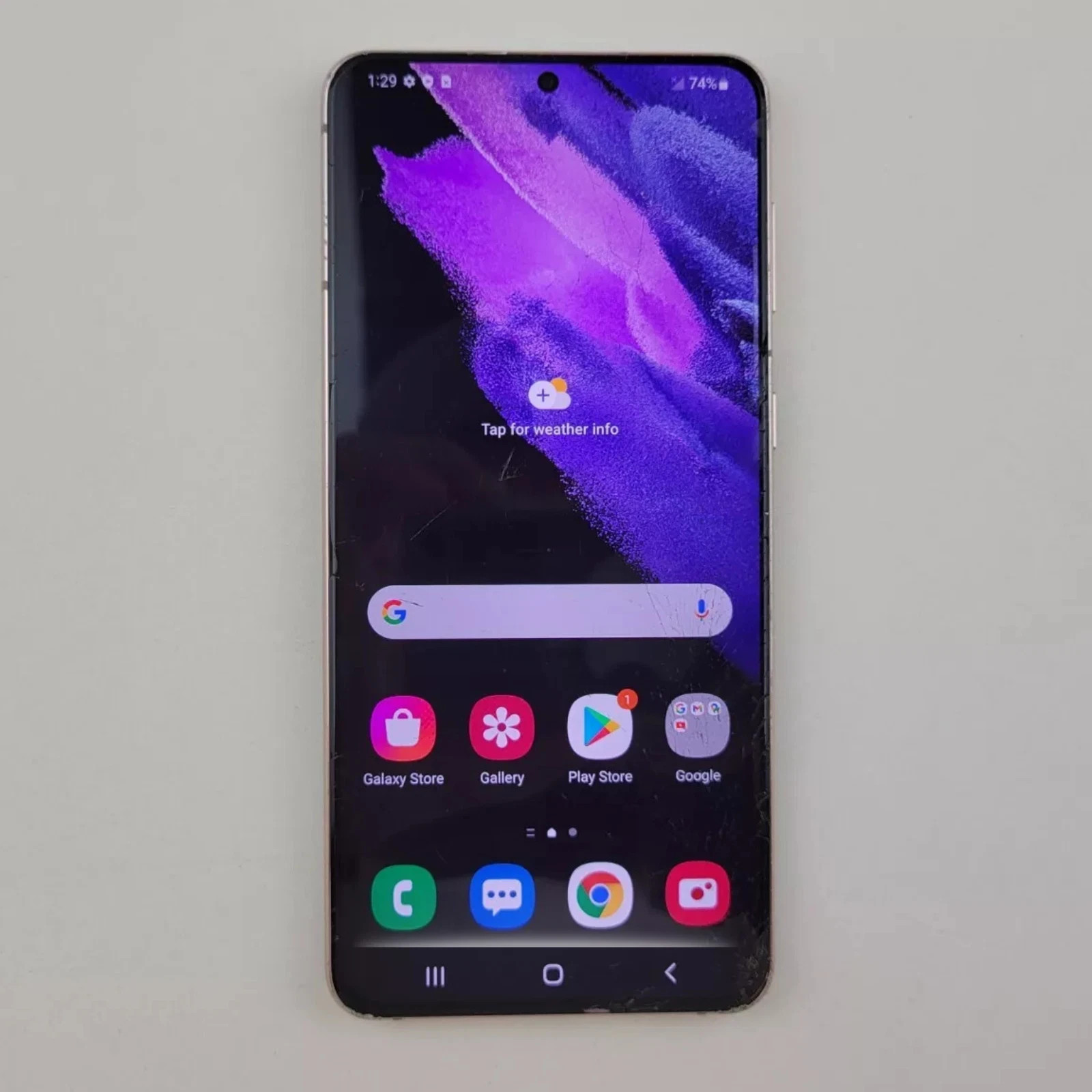 Samsung Galaxy S21+ 5G SM-G996U 128GB 8GB T-Mobile Unlocked-LightShadowonScreen