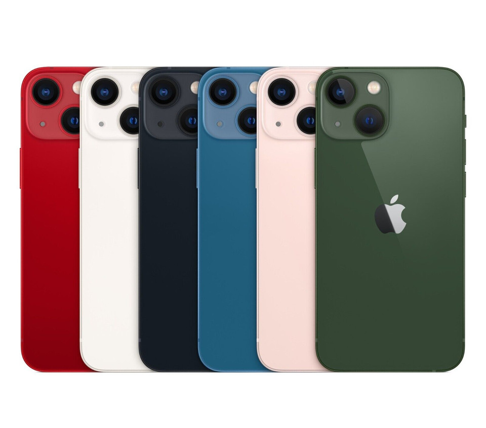 Apple iPhone 13 mini 128GB 256GB 512GB Unlocked Smartphone – All Colors – Good