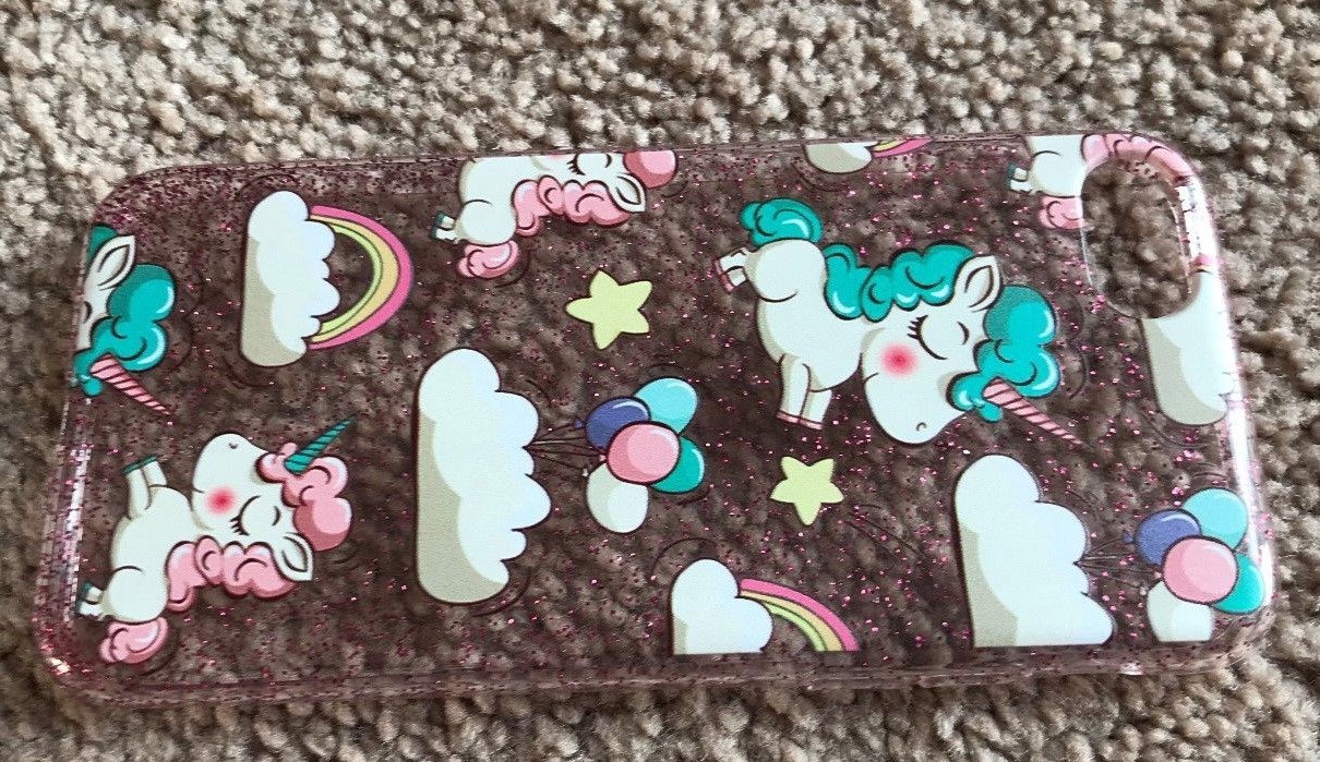 Apple Phone Case Back Cover Silicon Rubber Case Phone Protector Unicorn Cases
