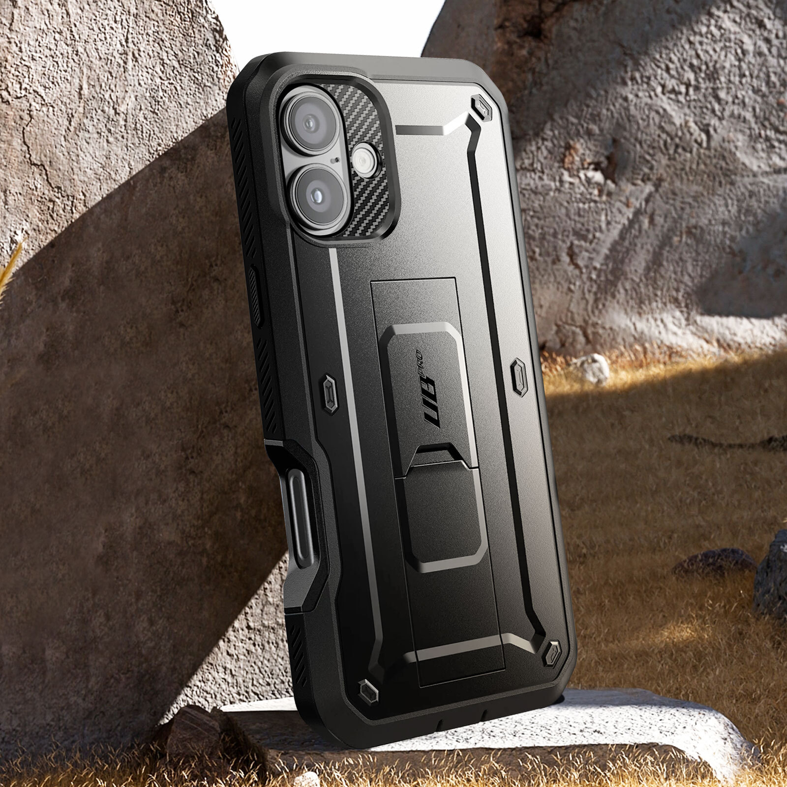Supcase Integral Case for iPhone 16 Anti-Shock Kickstand