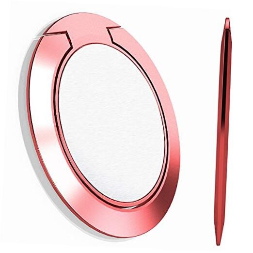 World’s Slimmest Phone Ring Holder, Attom Tech Tomorotec Ultra Thin Cell Pink