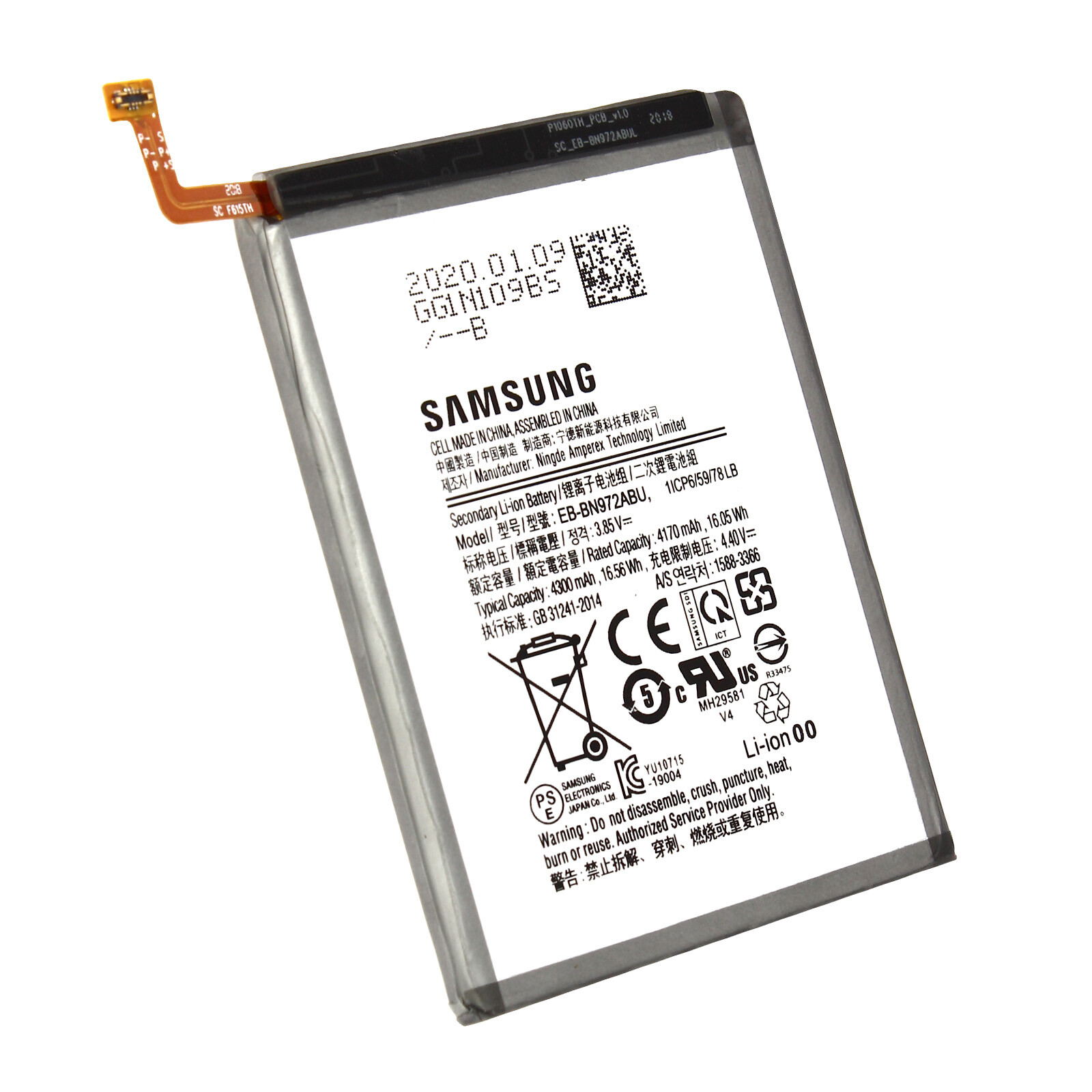 Internal Battery for Samsung Galaxy Note 10 Plus 4300 mAh Original Black