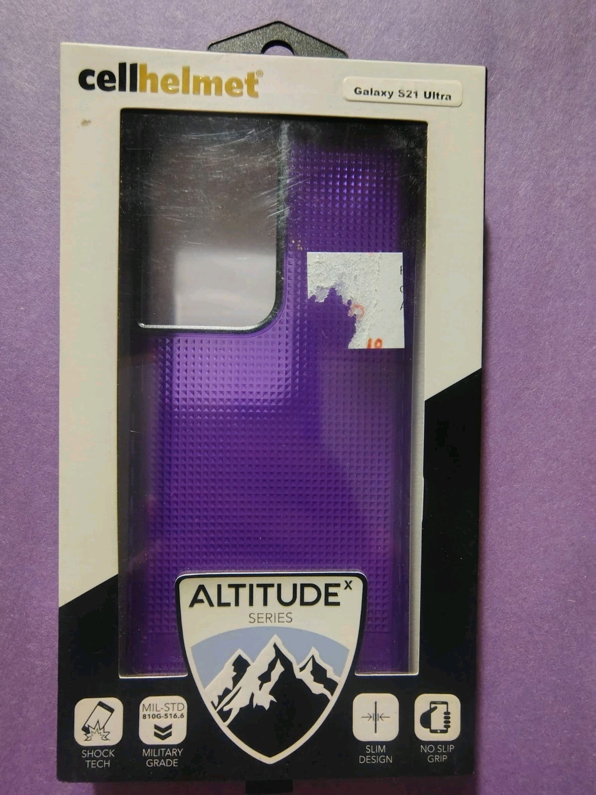 Cellhelmet : Altitude X Series Case For GALAXY S21 ULTRA : Purple