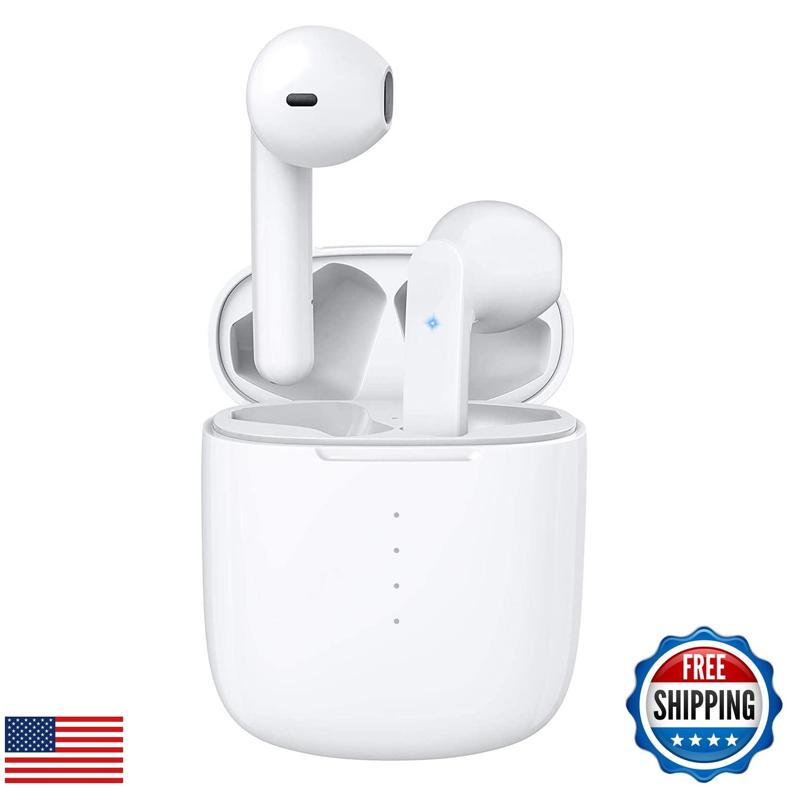 Wireless Earbuds Bluetooth 5.0 Headphones Built in Mic in Ear Buds Noise Canc