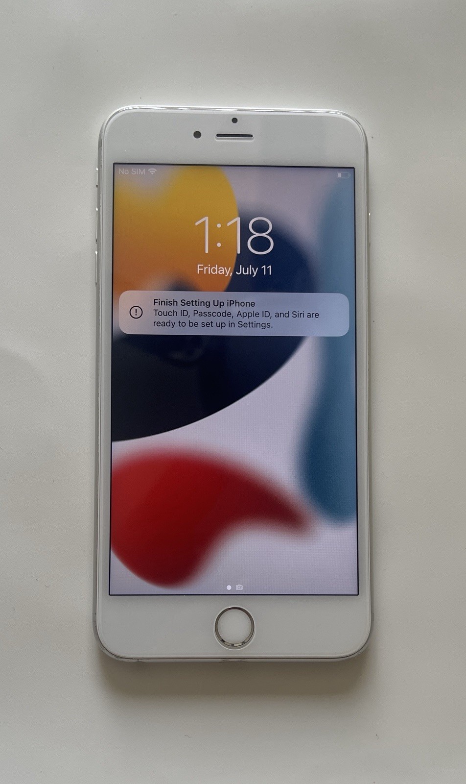 Apple iPhone 6S Plus 128GB Silver Unlocked, Factory Reset