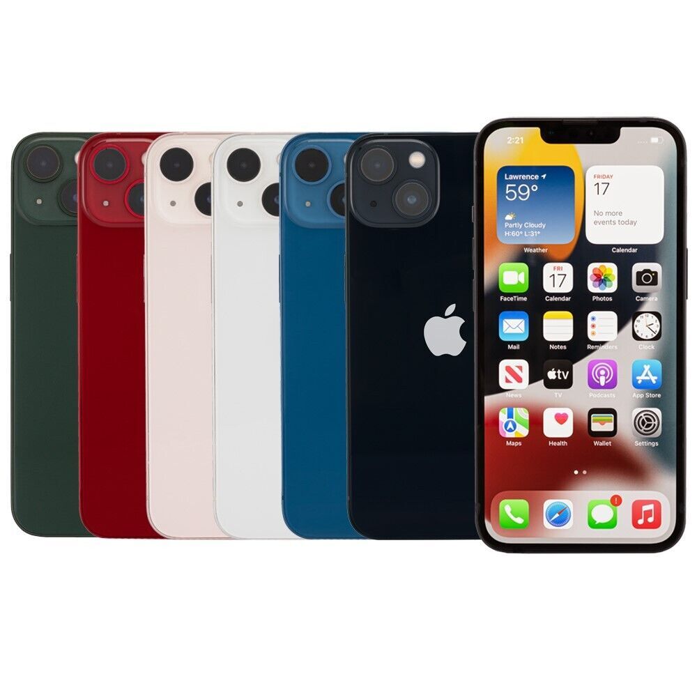 Apple iPhone 13 128GB  – All Colors – Factory Unlocked – Good Condition