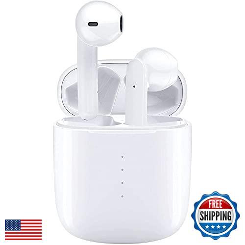 Wireless Earbuds Bluetooth 5.0 Headphones Built in Mic in Ear Buds Noise Canc