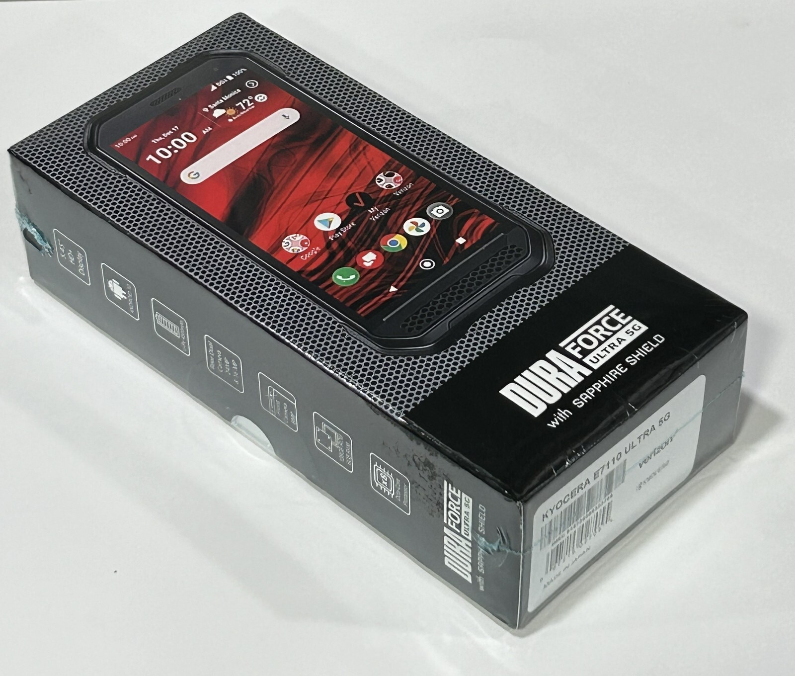 New Kyocera DuraForce Ultra 5G E7110 Verizon Unlocked Rugged 128GB Smartphone