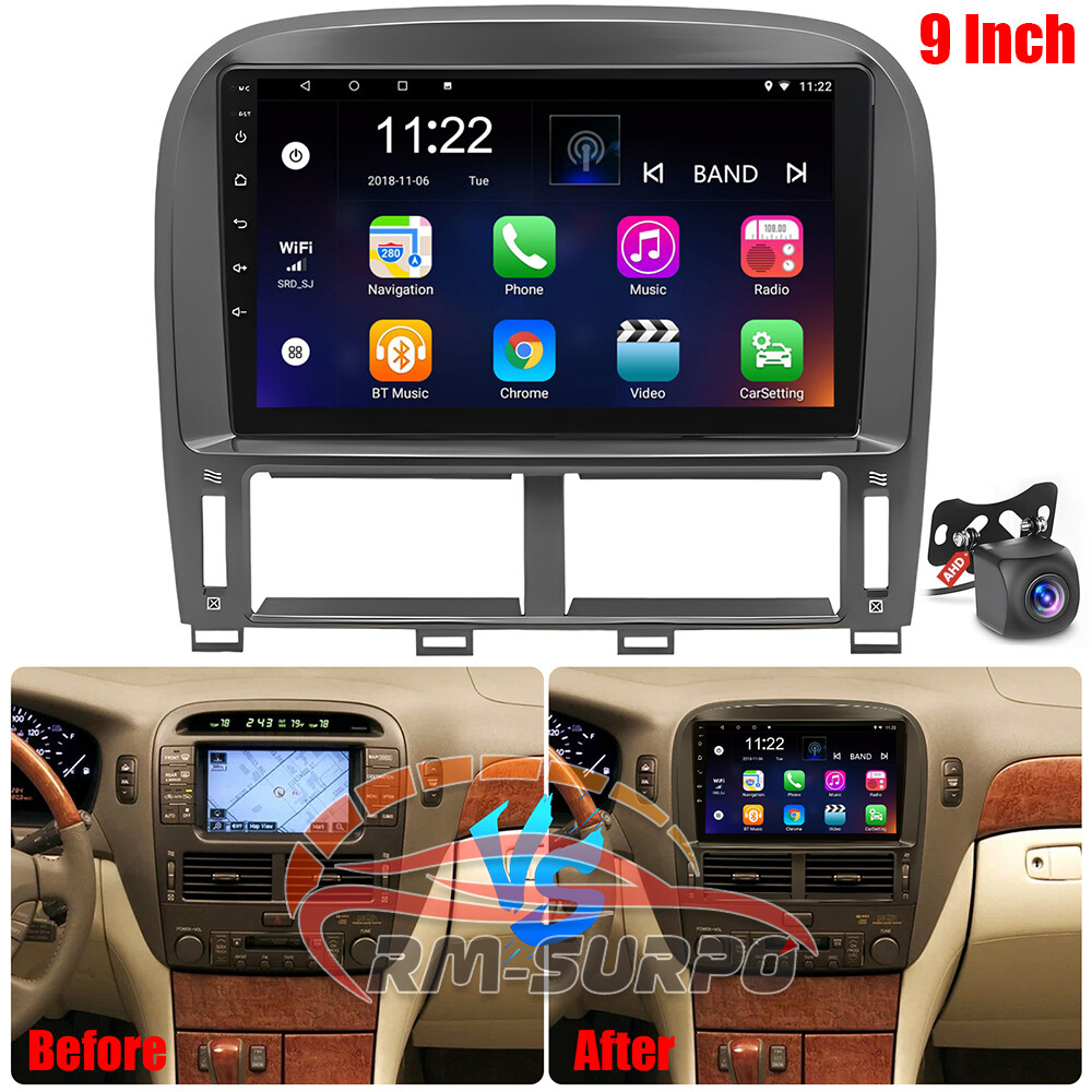 9″ For LEXUS LS430 2001-2006 Android 13 Car Stereo Radio Player GPS Wifi CarPlay