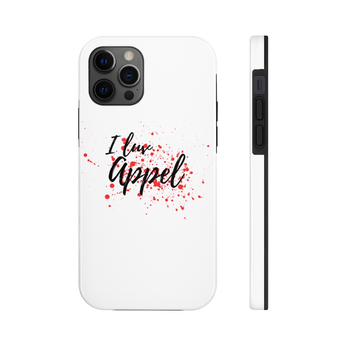 I luv apple Phone Case