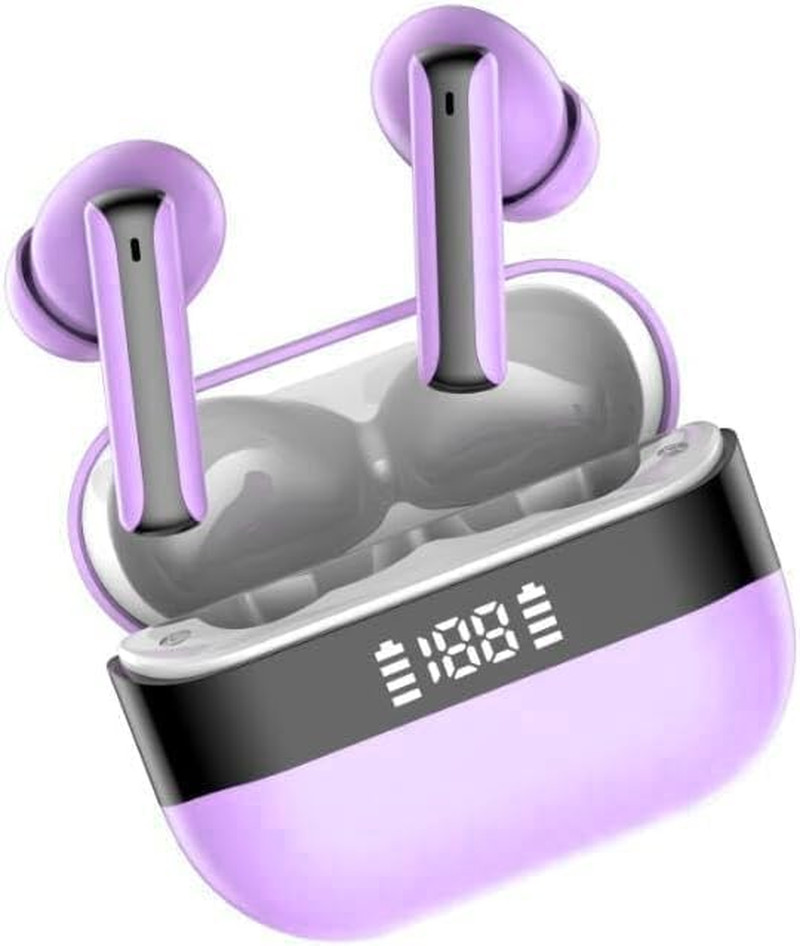 Wireless Ear Buds, Earbuds Bluetooth Headphones Playtime Display, Stereo Sound W