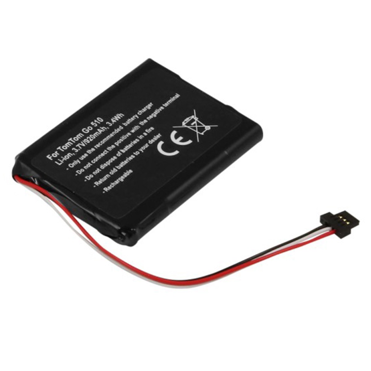 Avizar Battery for TomTom GO 510 GPS Devices Li-ion 3.7V 920mAh 3.4Wh