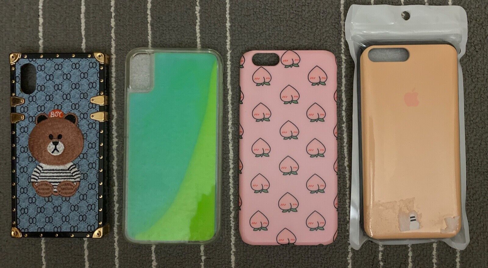 Used Apple Phone Cases, Random Pack of 4 (Excellent Condition)