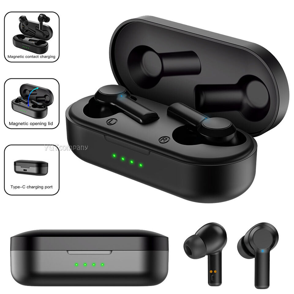 Bluetooth Wireless Headset Touch Control Earbuds In-Ear For Samsung Galaxy Phone