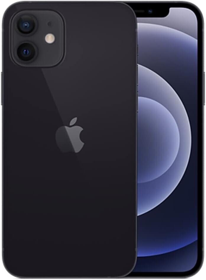 Apple iPhone 12 64GB Black Factory Unlocked A2172 – Excellent A++ Flawless