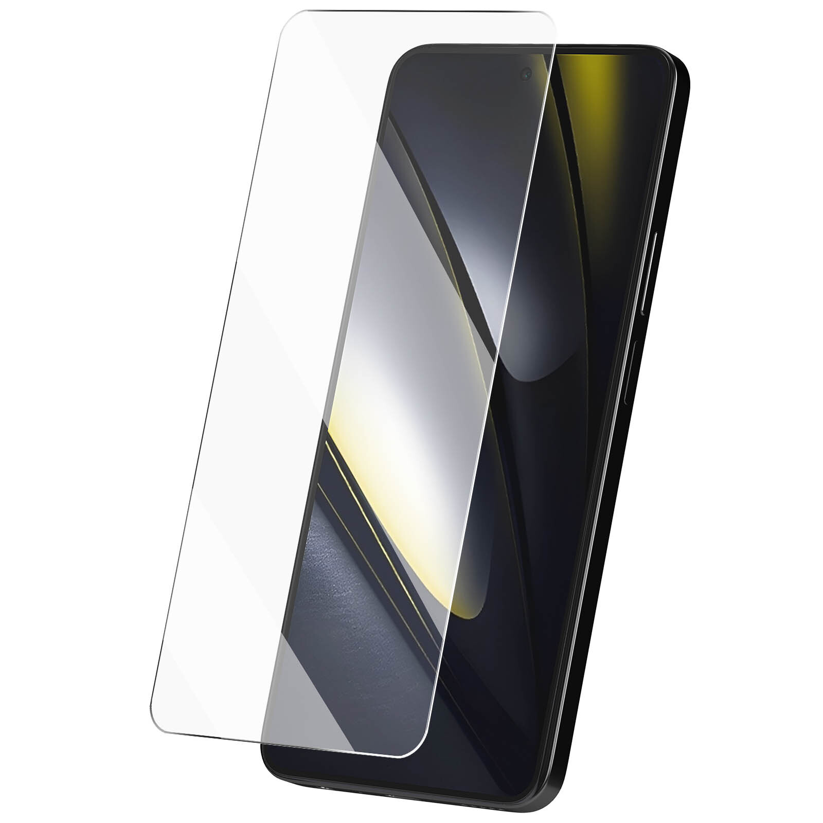 Avizar Tempered Glass for Xiaomi Poco F6 Hardness 9H Anti-scratch, Transparent