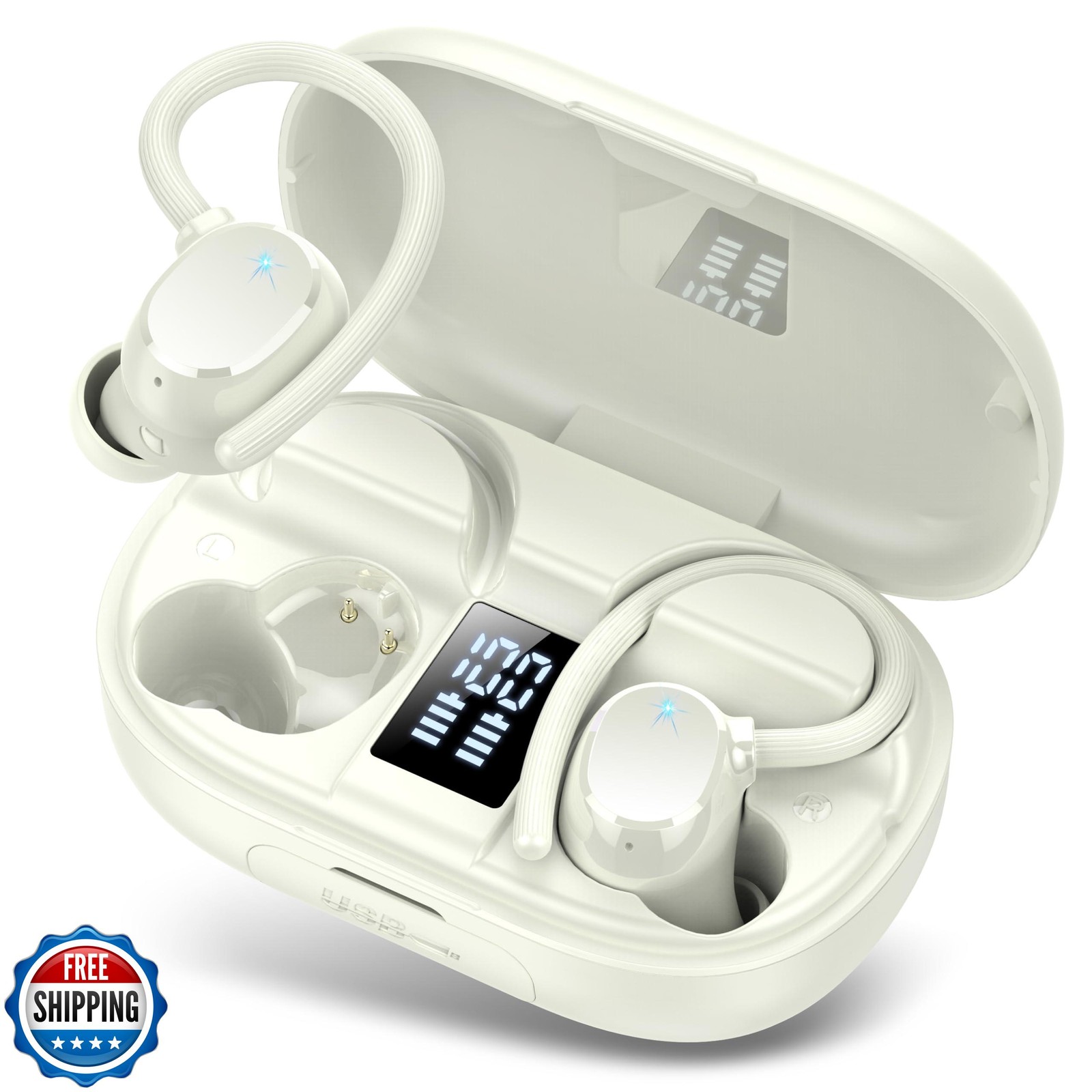 Ear buds Wireless Bluetooth Earbuds Sport 2025 NEW Bluetooth 5.3 Headphones 1