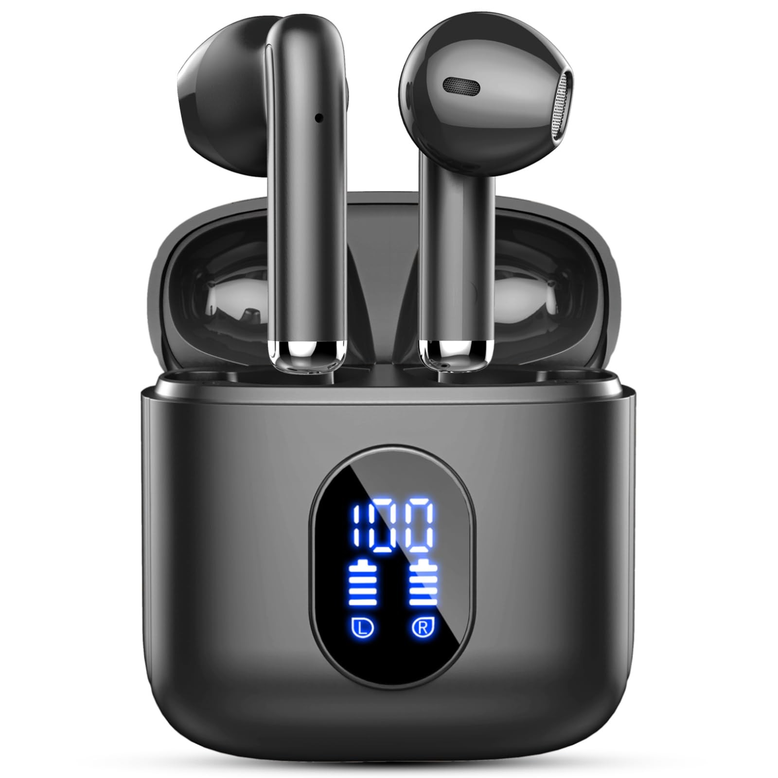 Wireless Earbuds, 2024 Bluetooth 5.4 Earbuds Hi-Fi Stereo, 3g Mini Ear Buds w…