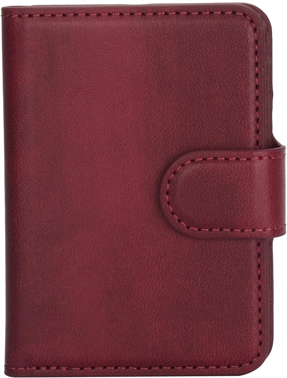 HAII for MagSafe Card Wallet Bag compatible with Buckle Wallet, Red