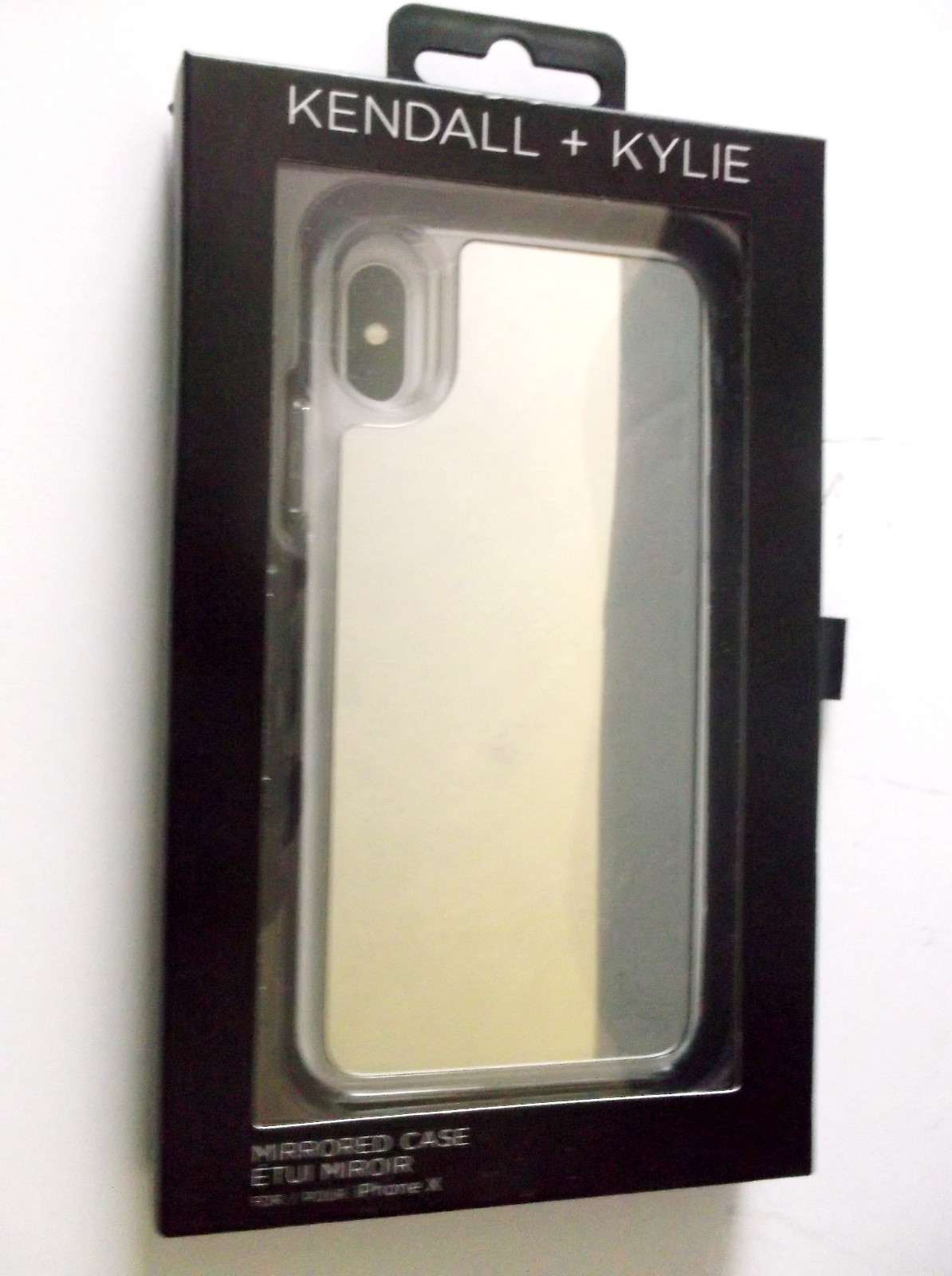 Incipio Kendall + Kylie Apple Phone Case Cover, iPhone X Silver Mirror Pattern