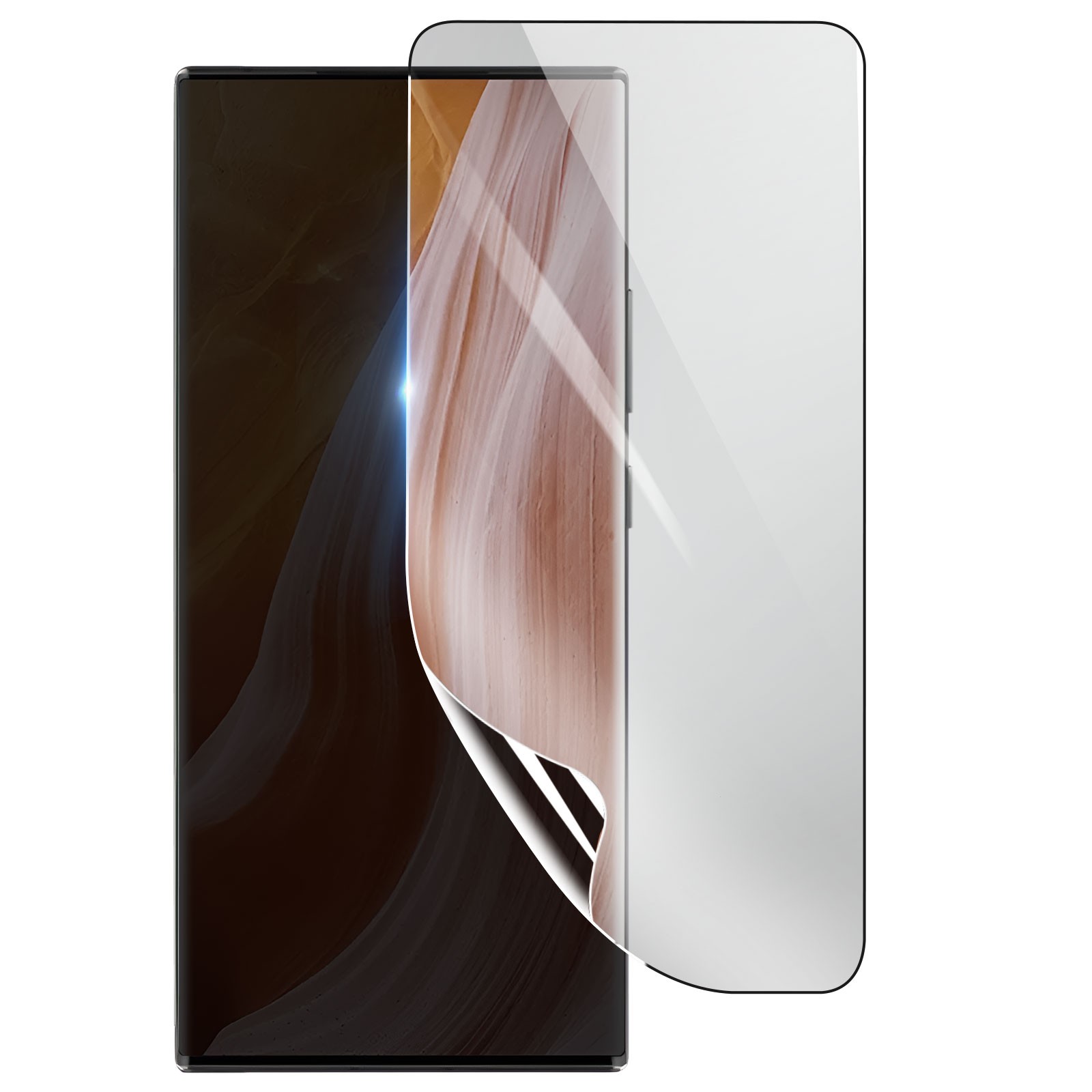 3mk Shockproof Hydrogel Screen Protector for ZTE Axon 40 Ultra, Transparent