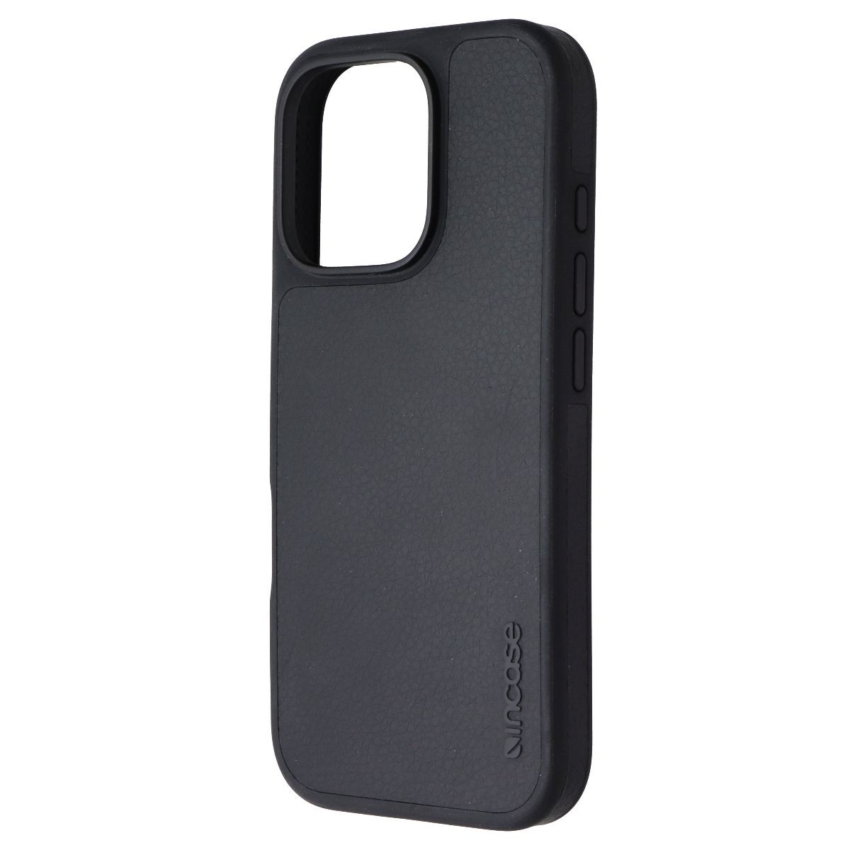 Incase ICON Case for MagSafe for iPhone 16 Pro – Obsidian Pebbled Plant Leather