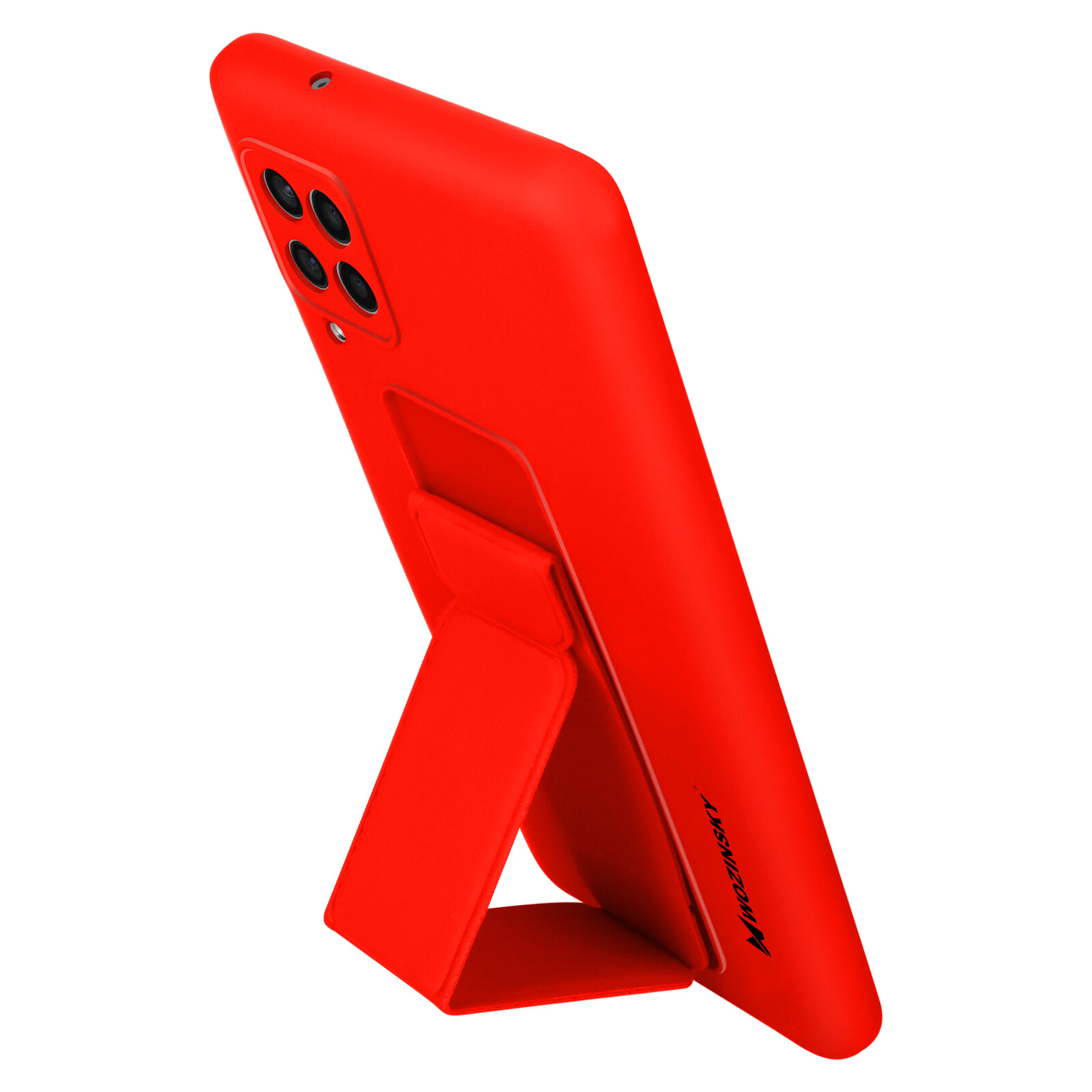 Case for Samsung Galaxy A42 5G Silicone Foldable Magnetic Stand Wozinsky red