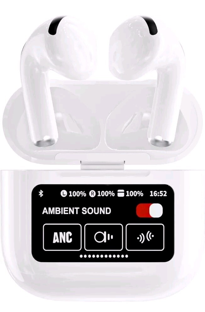 Smart LED Touch Screen Bluetooth  Headset Wireless Headphones Earbuds