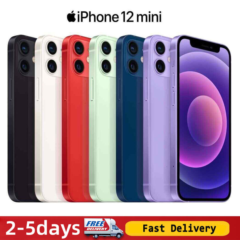 🆕New Sealed Box Apple iPhone 12 Mini 64/128/256GB A2176 USA UNLOCKED Smartphone