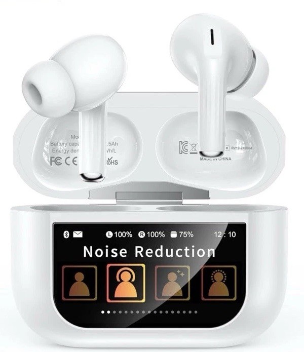 Wireless Earbuds, Bluetooth 5.4 Headphones Multi-Function Touch Screen