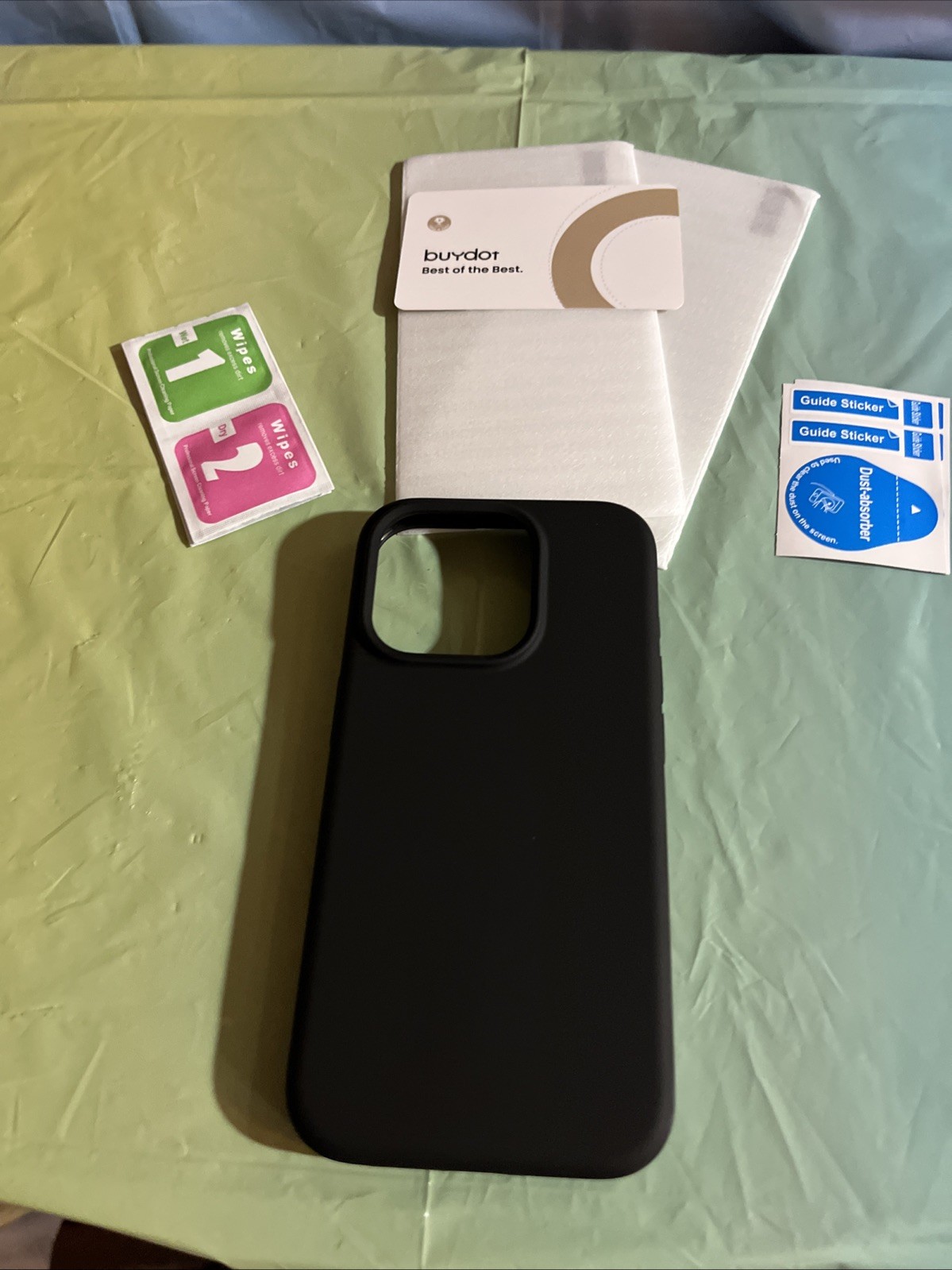 BUYDOT Black Phone Case For A 6.1 Inch
