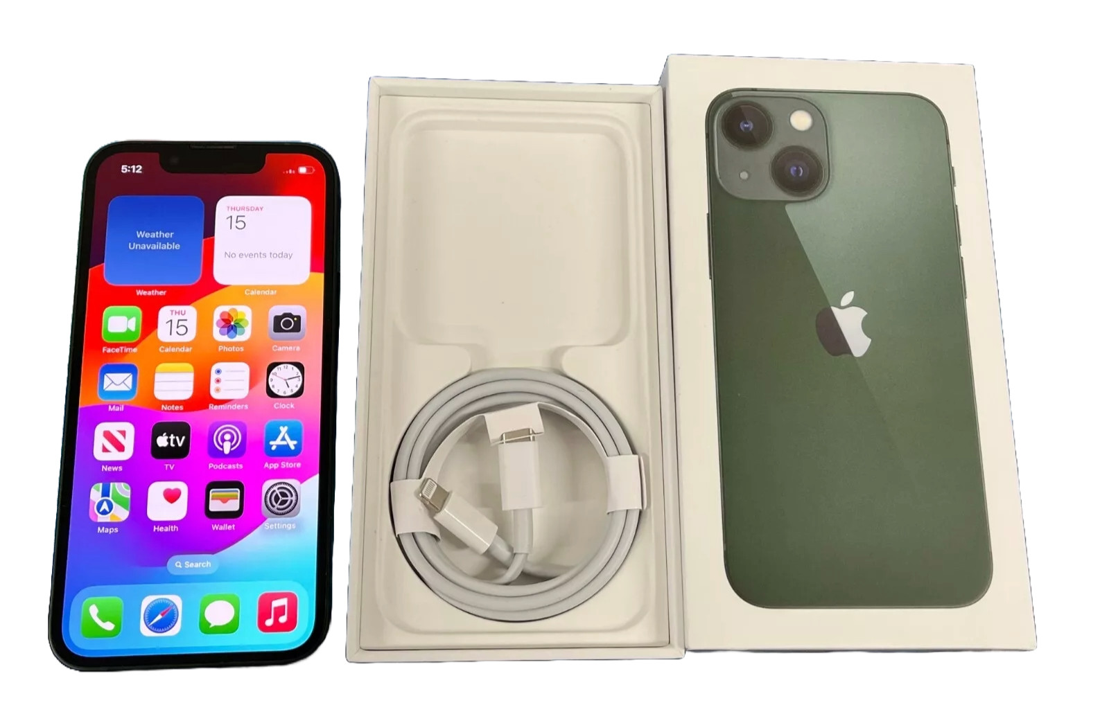Apple iPhone 13 Mini A2481 256GB Unlocked Excellent In-Box- 100% Battery Health
