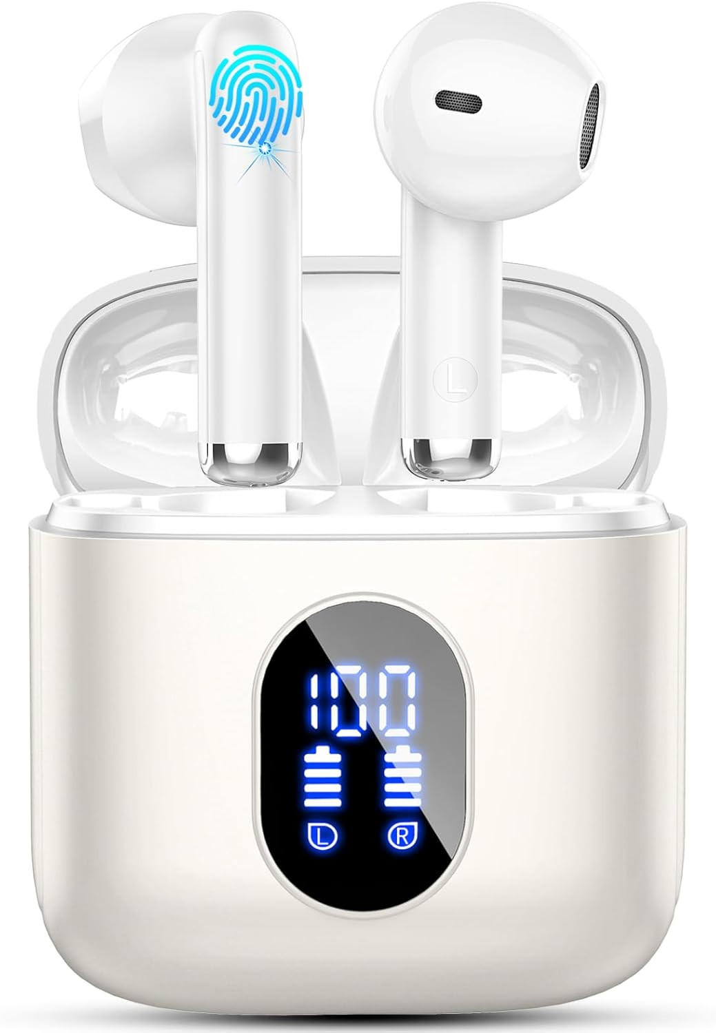 Wireless Earbuds, 2024 Bluetooth 5.4 Earbuds Hi-Fi Stereo, 3G Mini Ear Buds with