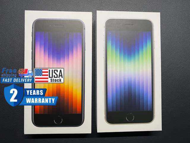 🔥 FACTORY New Sealed Apple iPhone SE 3rd Gen 256G-64GB Fully Unlocked CDMA& GSM