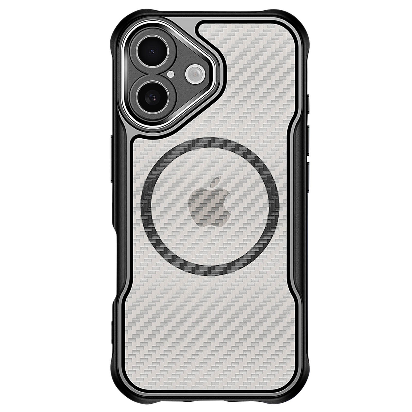 Avizar Case for iPhone 16  Carbon Back Shockproof Reinforced