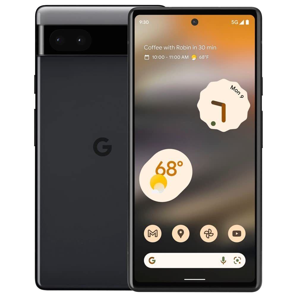 Google Pixel 6a GX7AS Unlocked 128GB Charcoal C