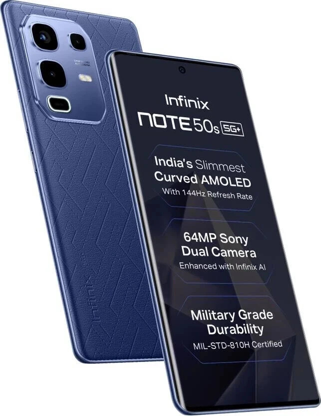 Infinix Note 50s 5G+ (Blue 256GB 8GB RAM) Dimensity 7300 Global Version OPEN BOX
