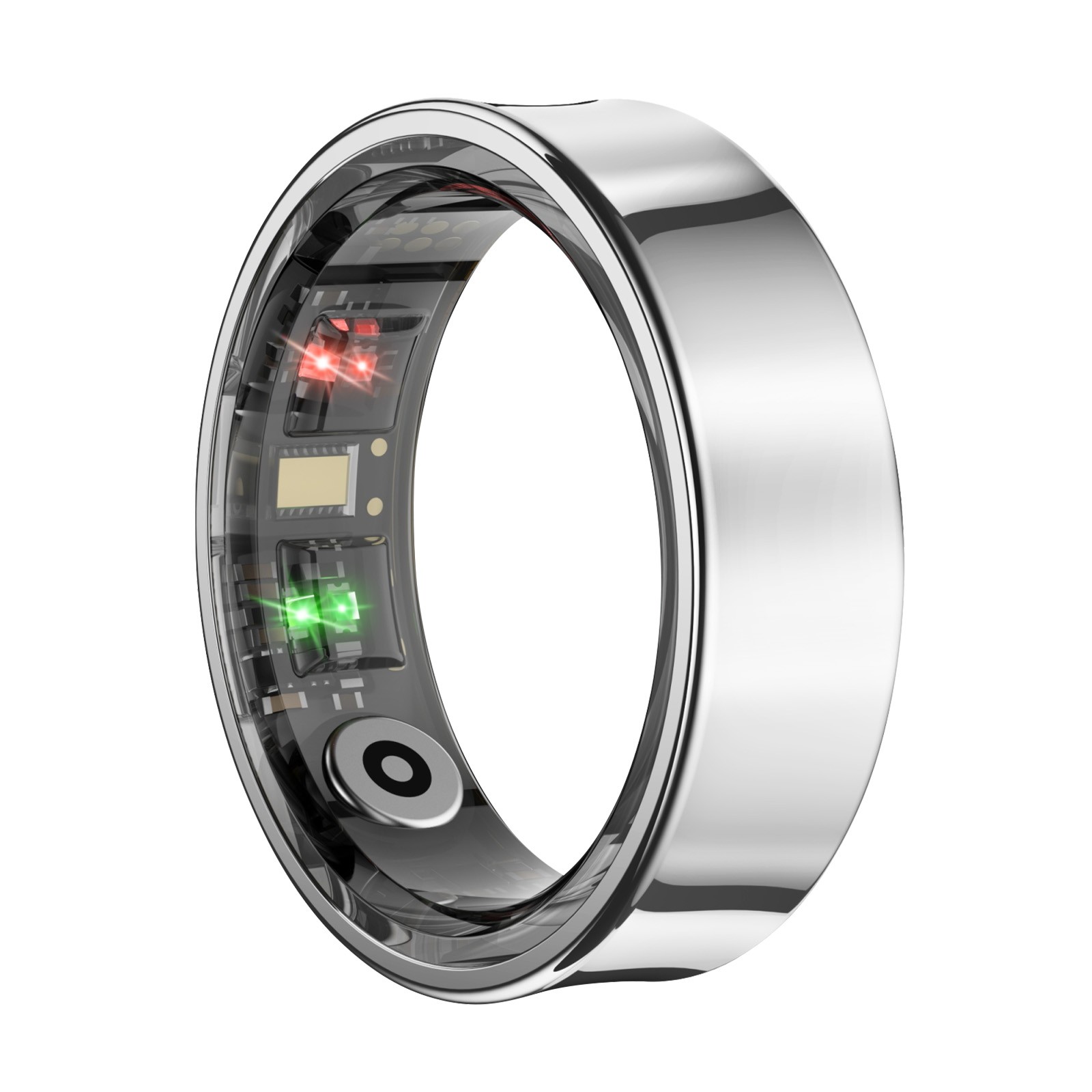 Avizar Bluetooth Connected Ring Health Tracking Multisports Waterproof Size 8