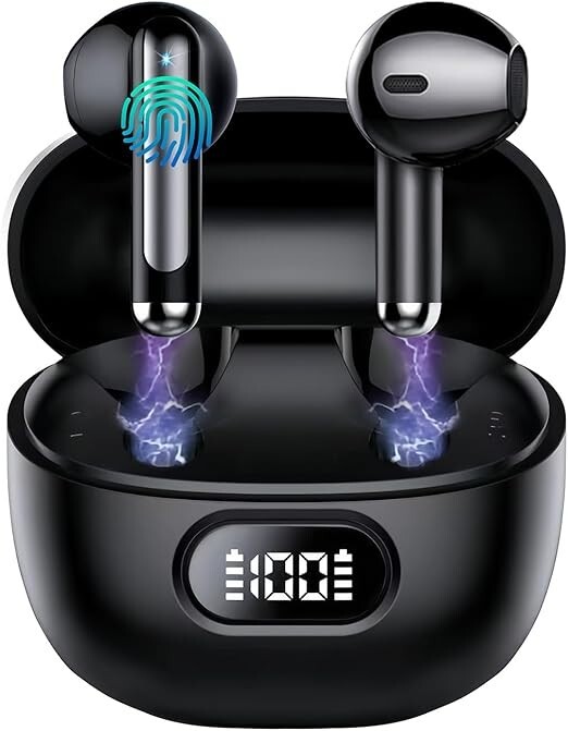 Bluetooth 5.3 Wireless Earbuds Headphones Headset HiFi Stereo For iOS Andorid