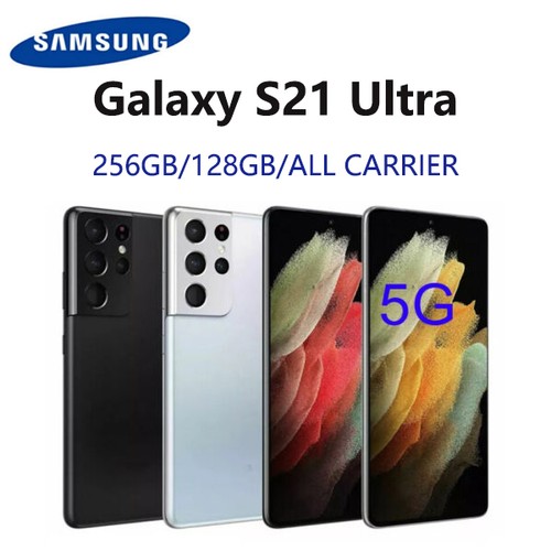 New Samsung Galaxy S21 Ultra 5G SM-G998U 128GB/256GB Fully Unlocked GSM+CDMA US