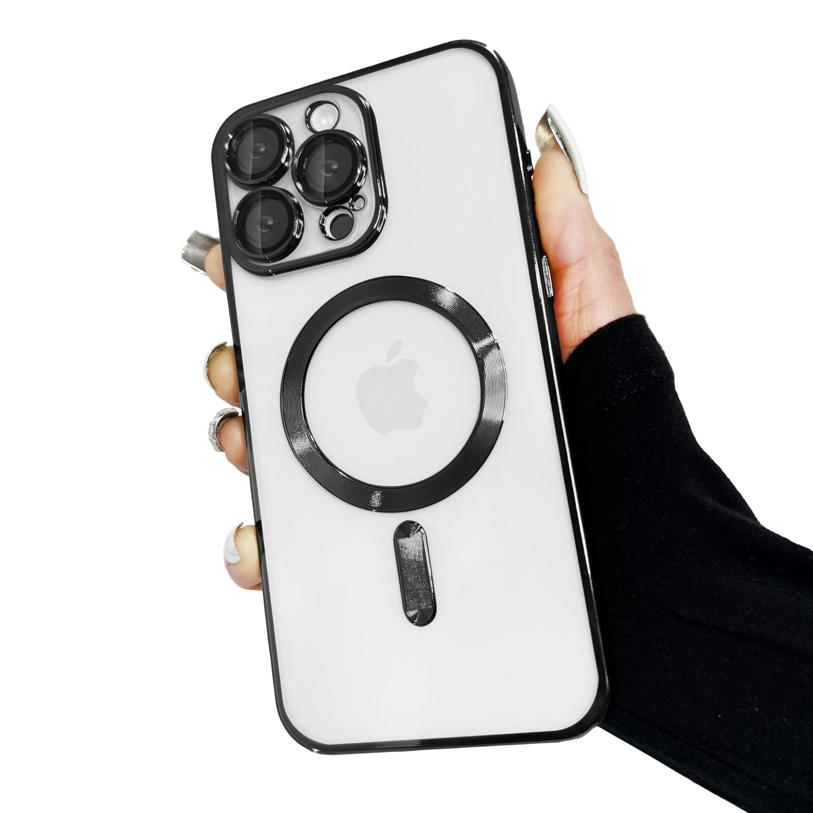 Luxury Magnetic iPhone 15 Pro case with Full Camera Protection & MagSafe Comp…
