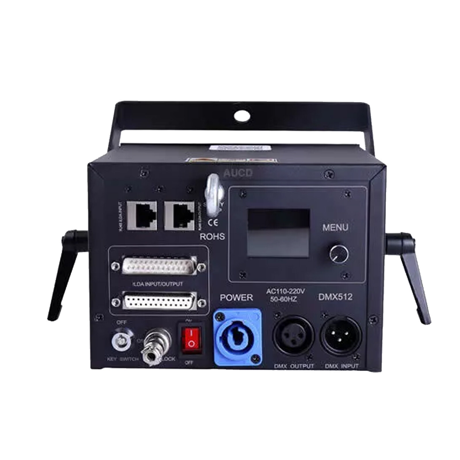 IOS Android App Edit Remote 5W RGB iLDA DMX DJ Show Stage Projector Laser Light