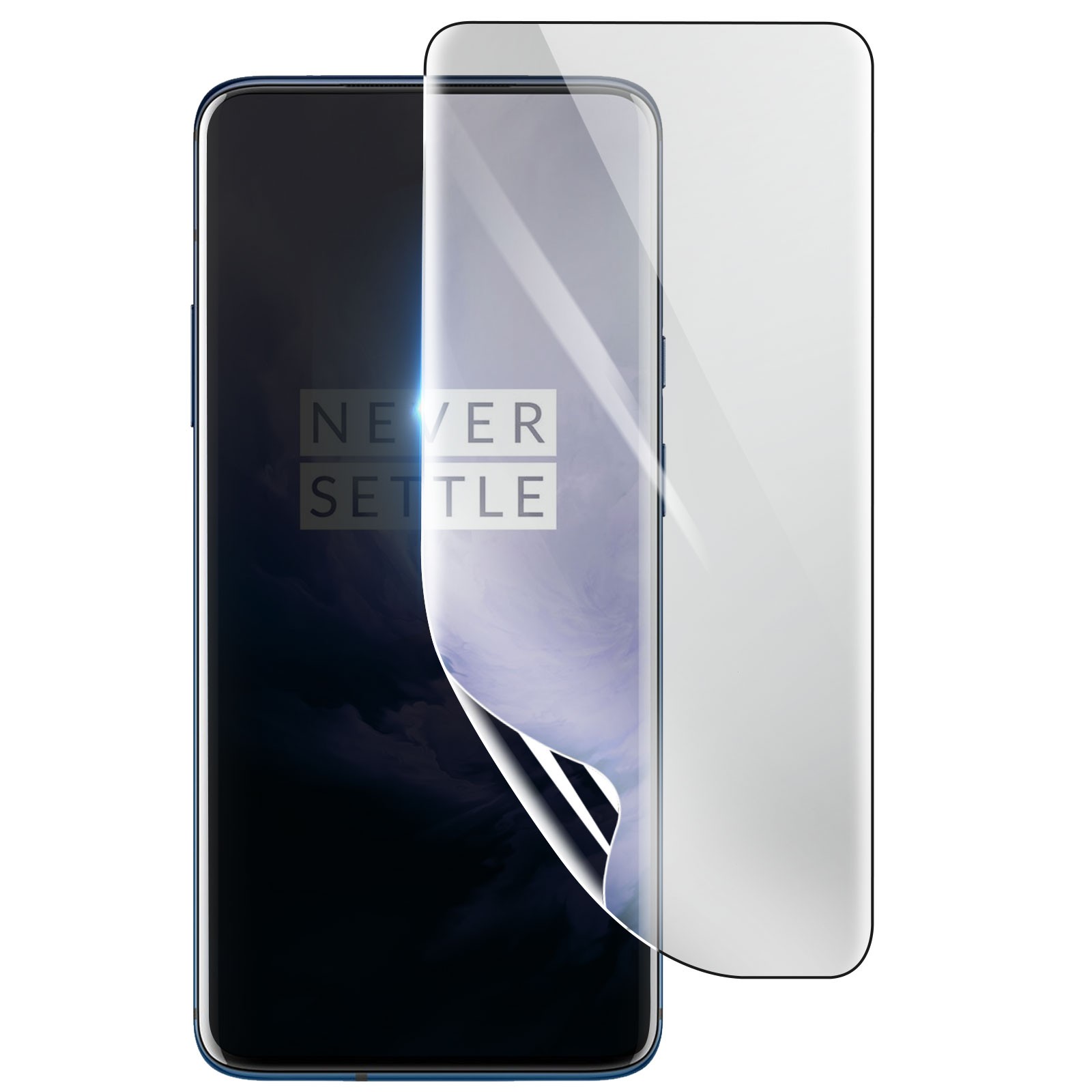 3mk Shockproof Hydrogel Screen Protector for Oneplus 7 Pro, Transparent