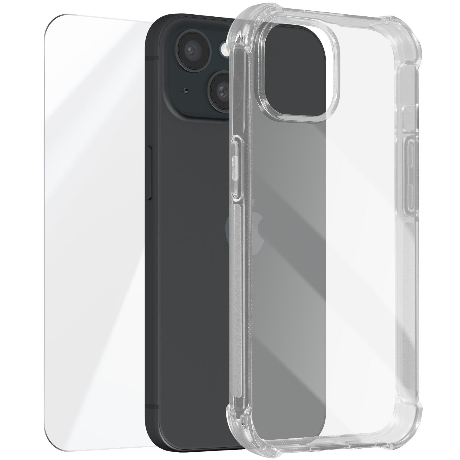 Avizar Protection kit for iPhone 15 Plus Shockproof Case Screen Protector