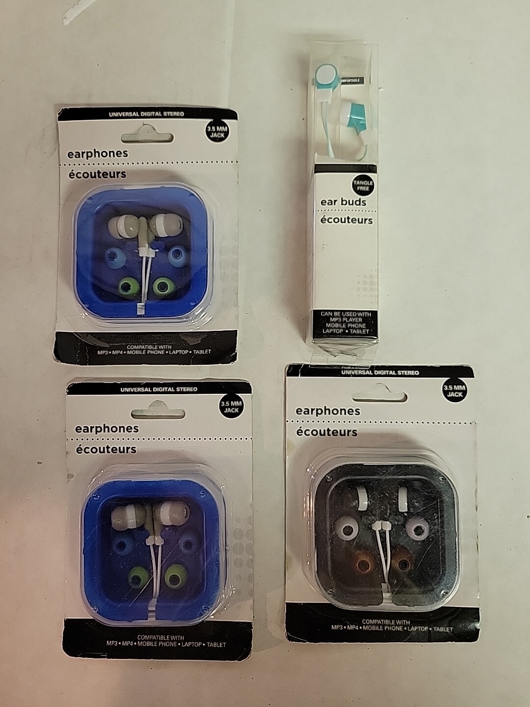 In Ear EAR BUDS Earphones Headphones (4pcs)