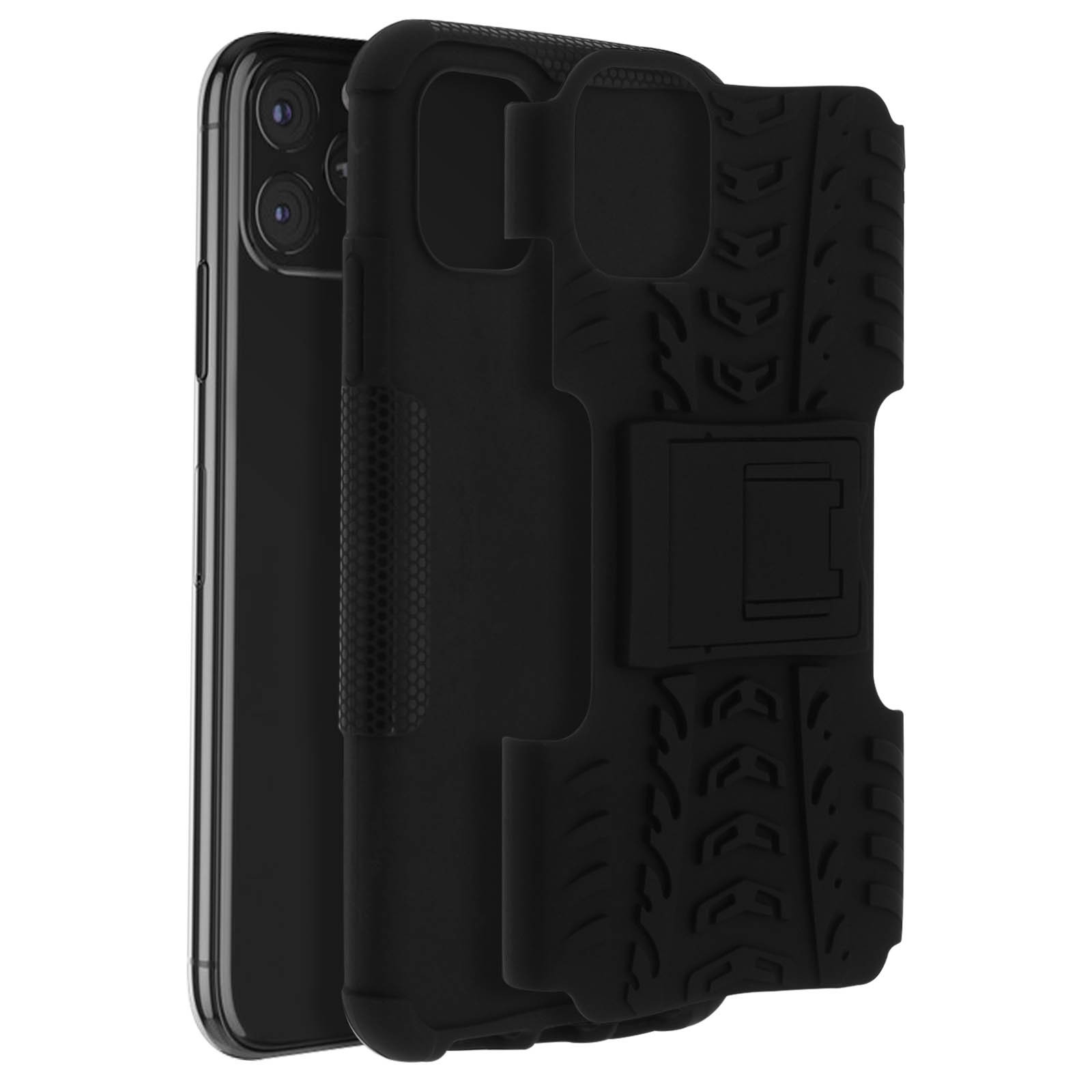Shockproof Stand case, Backcover for iPhone 11 Pro Max & Kickstand – Black